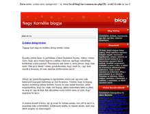 Tablet Screenshot of nagykornelia.blog.storyonline.hu